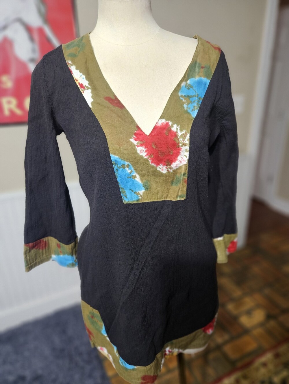Belize Cotton Boho Tunic Small
